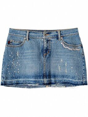 Vintage Y2K Jalate Denim Mini Skirt